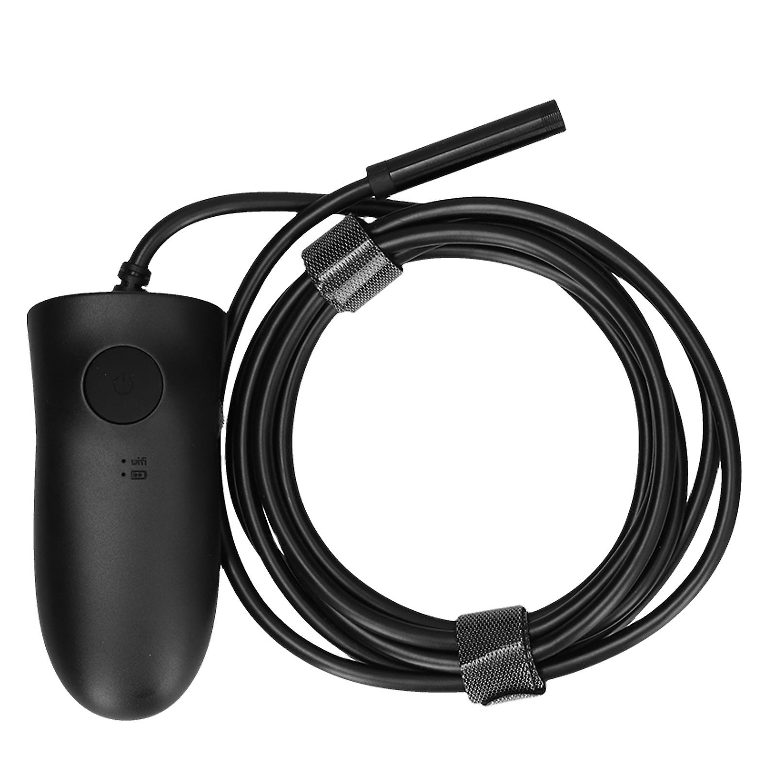 Wifi Endoscope Led Waterproof Semi Rigid Cable Industrial Accessories 500w 8mm Hd802 Dc 5v3.5 Meters11.5ft