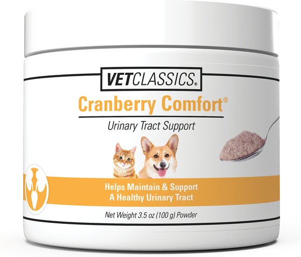 VetClassics Cranberry Comfort Urinary Tract Support Powder Dog and Cat Supplement