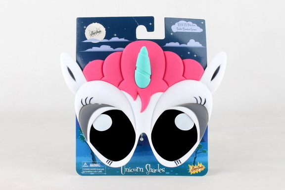 Sun Staches SG2872 Pink Hair Unicorn Big Eyes