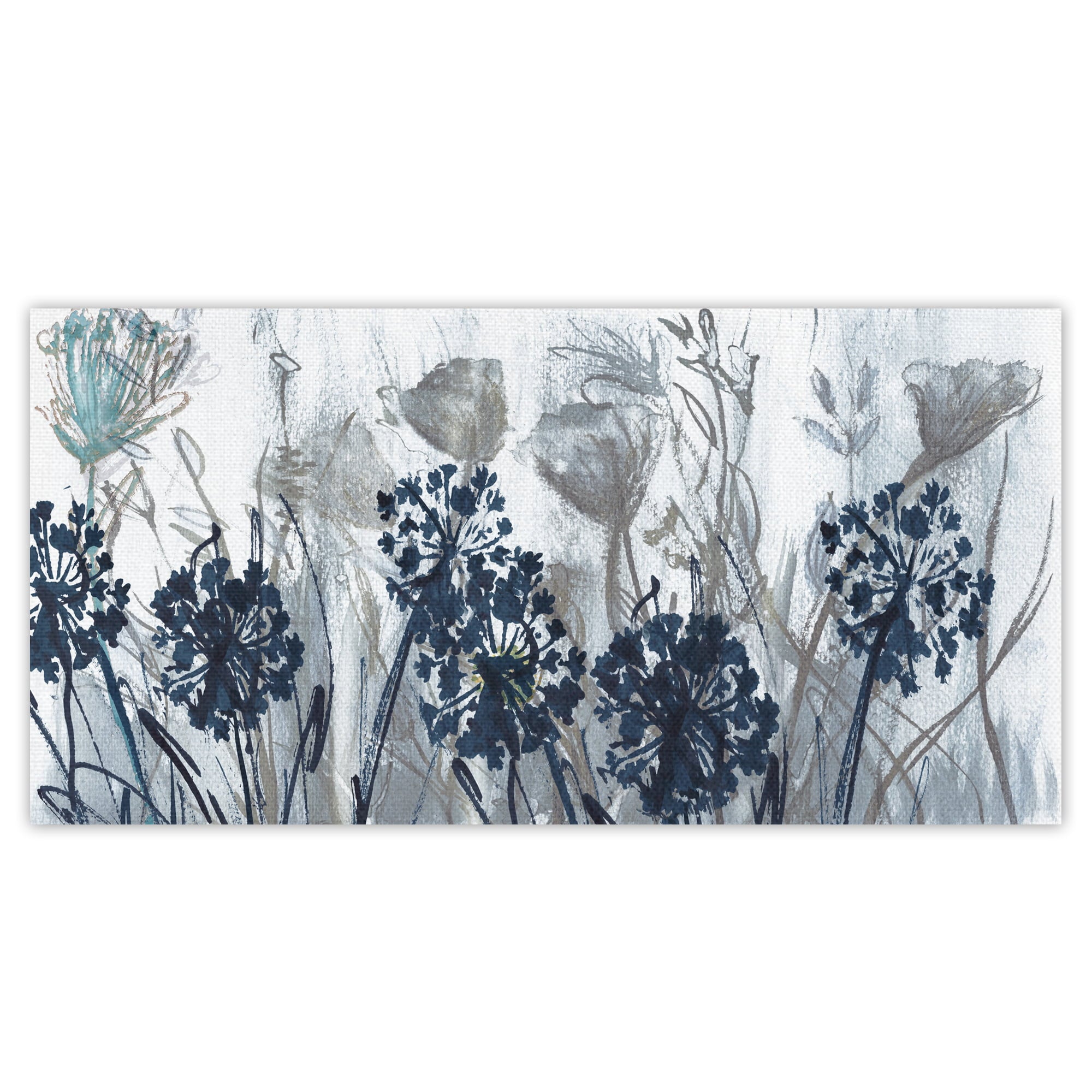 Masterpiece Art Gallery Indigo Field Wildflowers by Susan Jill Canvas Art Print 17