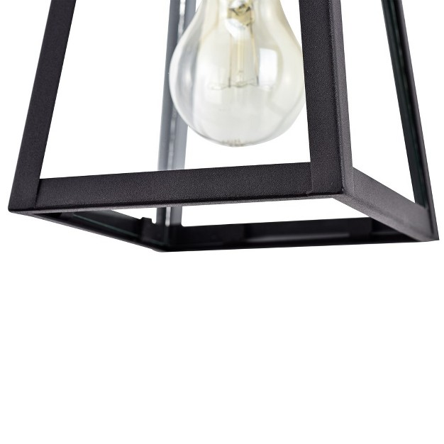 C Cattleya Matte Black Motion Sensor And Dusk To Dawn Outdoor Wall Sconce