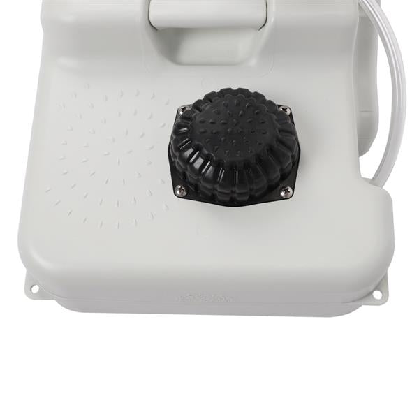 Portable Removable Outdoor Wash Basin, White Color