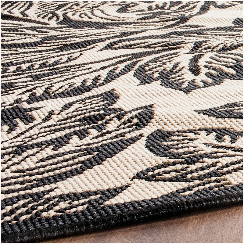 Safavieh Courtyard Leaves Collage Indoor Outdoor Rug