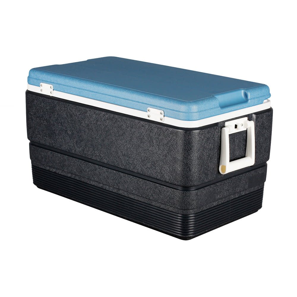 Igloo Maxcold 70 Hard Cooler Jet Carbon/Ice Blue 70qt ;