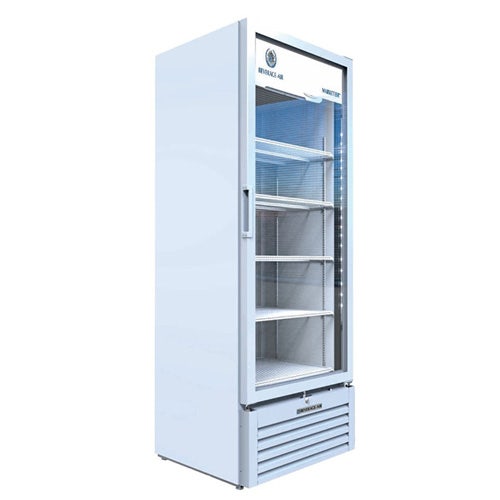 Beverage Air MT23-1W Marketeer Reach-In Refrigerated Merchandiser， 19.2 cu. ft.， White