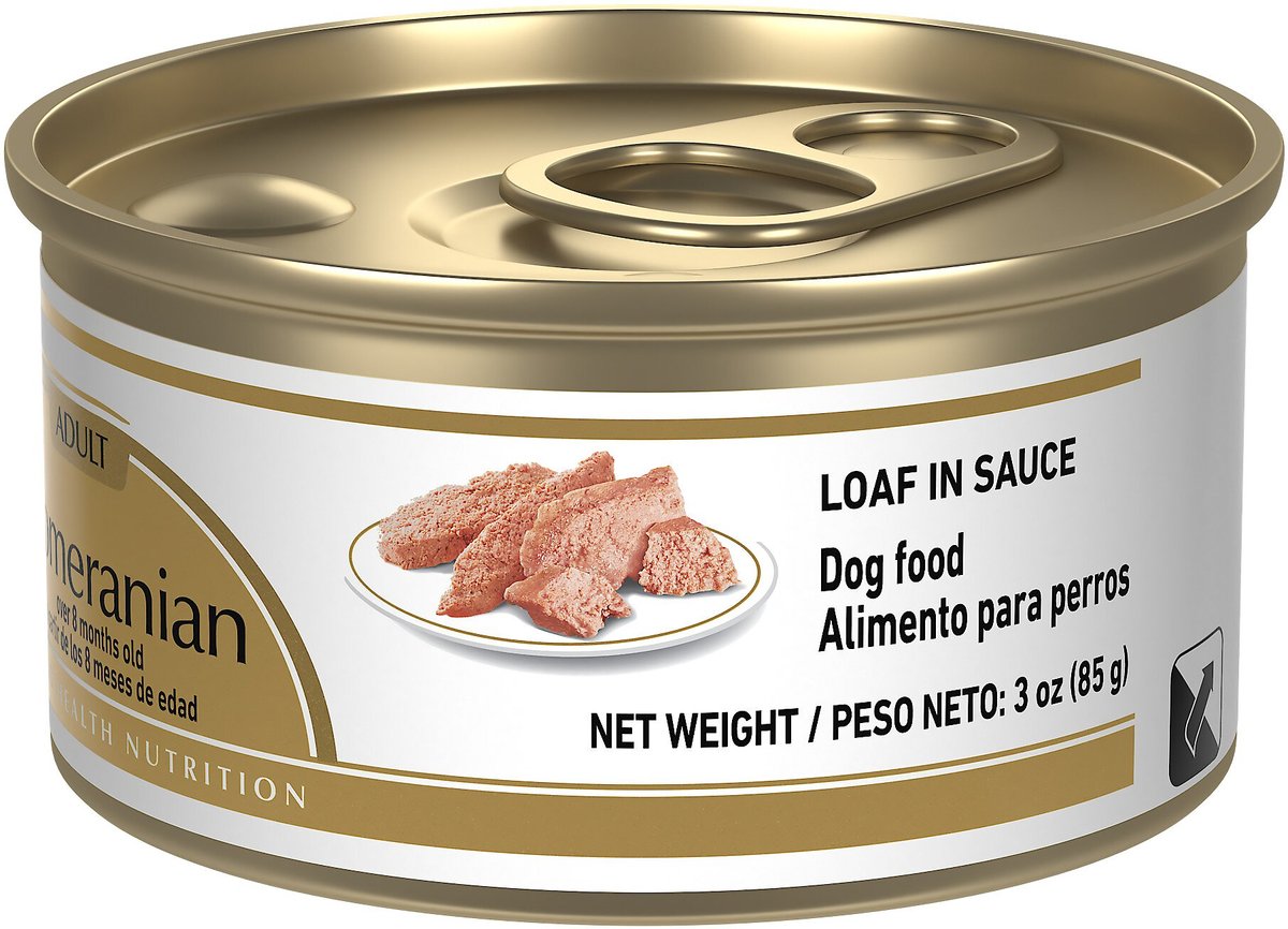 Royal Canin Breed Health Nutrition Pomeranian Adult Loaf in Sauce Canned Dog Food