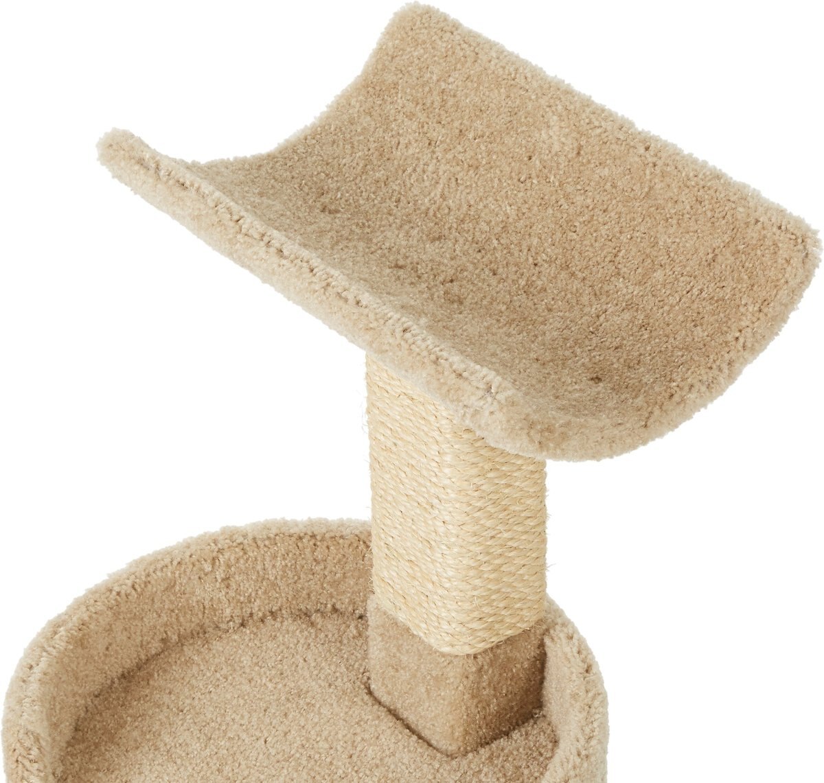 Frisco 30-in Real Carpet Wooden Cat Tree