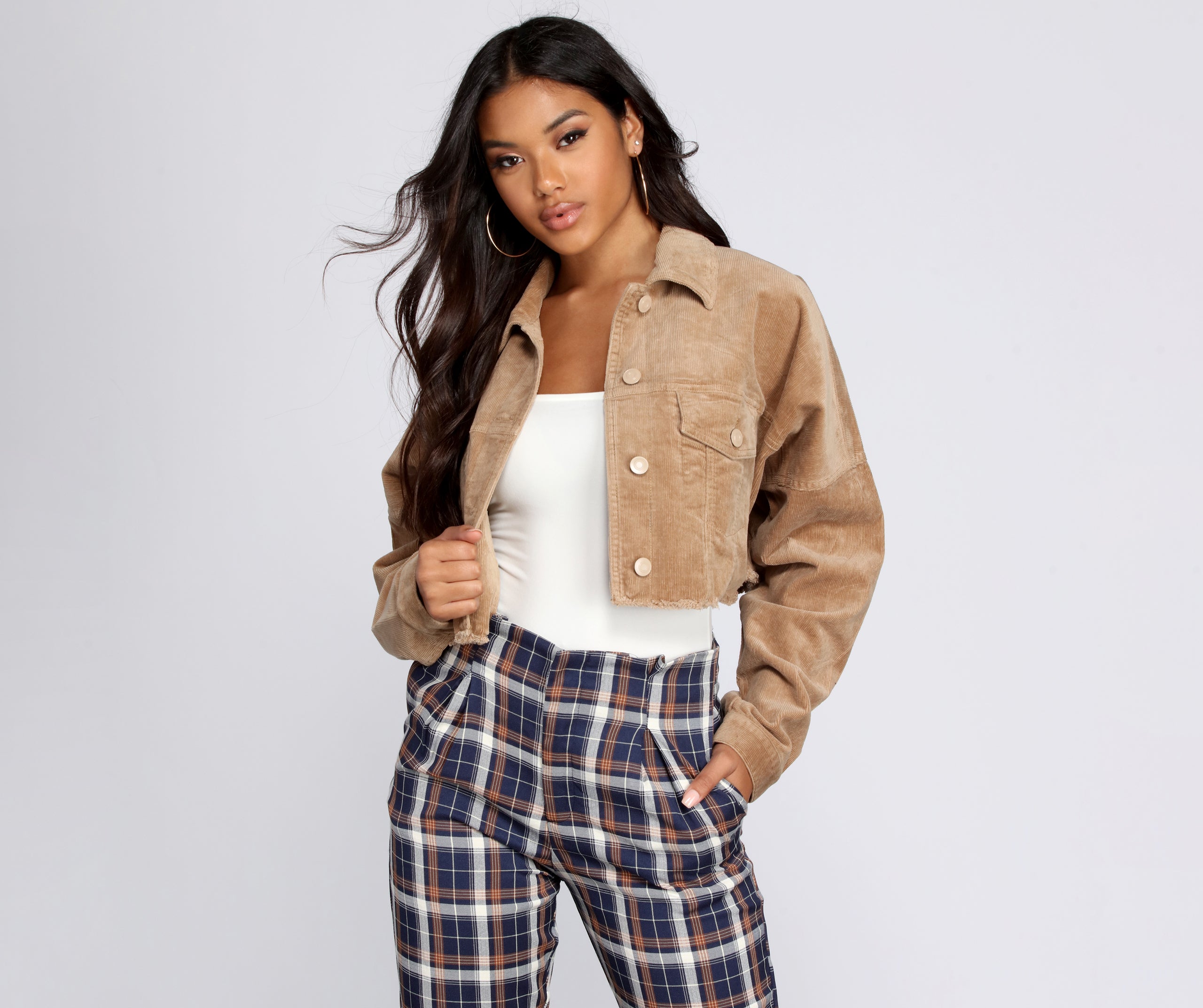 Buttoned Up Corduroy Jacket