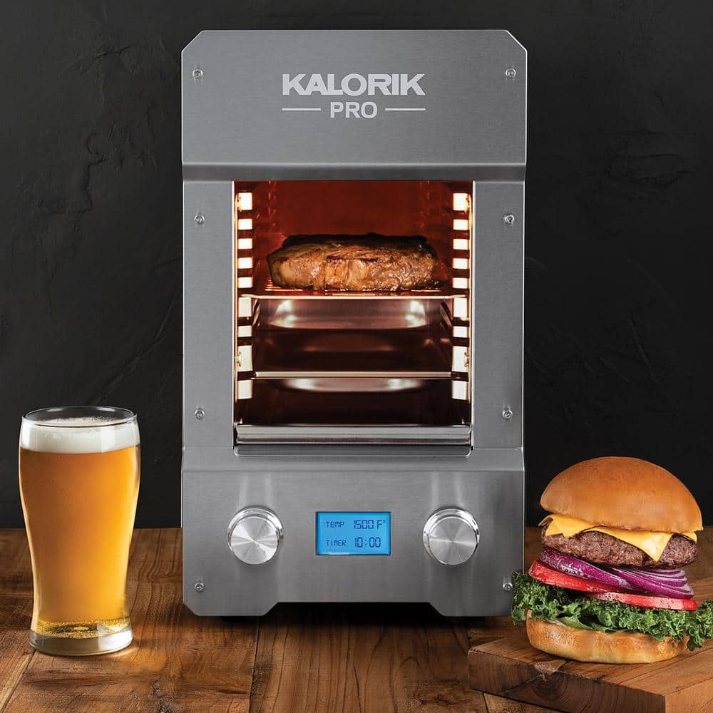 KALORIK Pro 1500 Stainless Steel Electric Steakhouse Indoor Grill KPRO GR 51149 SS