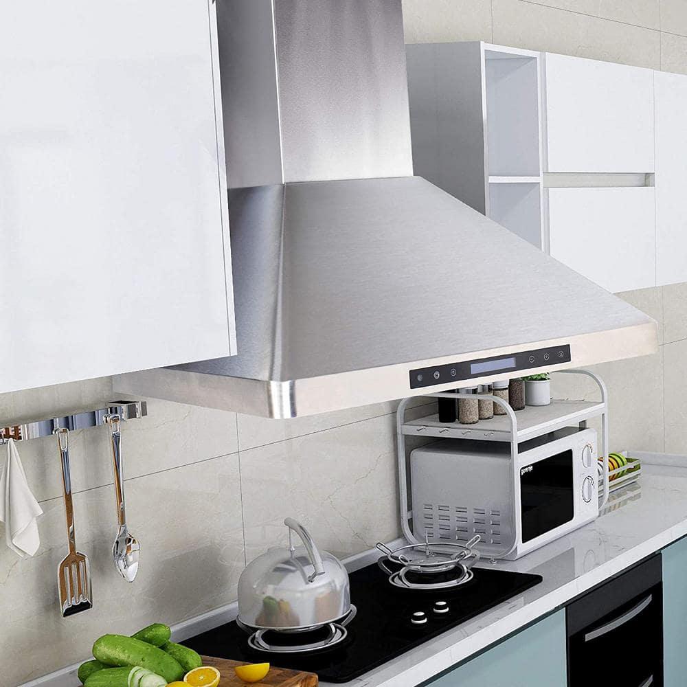 Home Beyond 30 in 600CFM Under the Cabinet Range Hood With Light in Stainless Steel