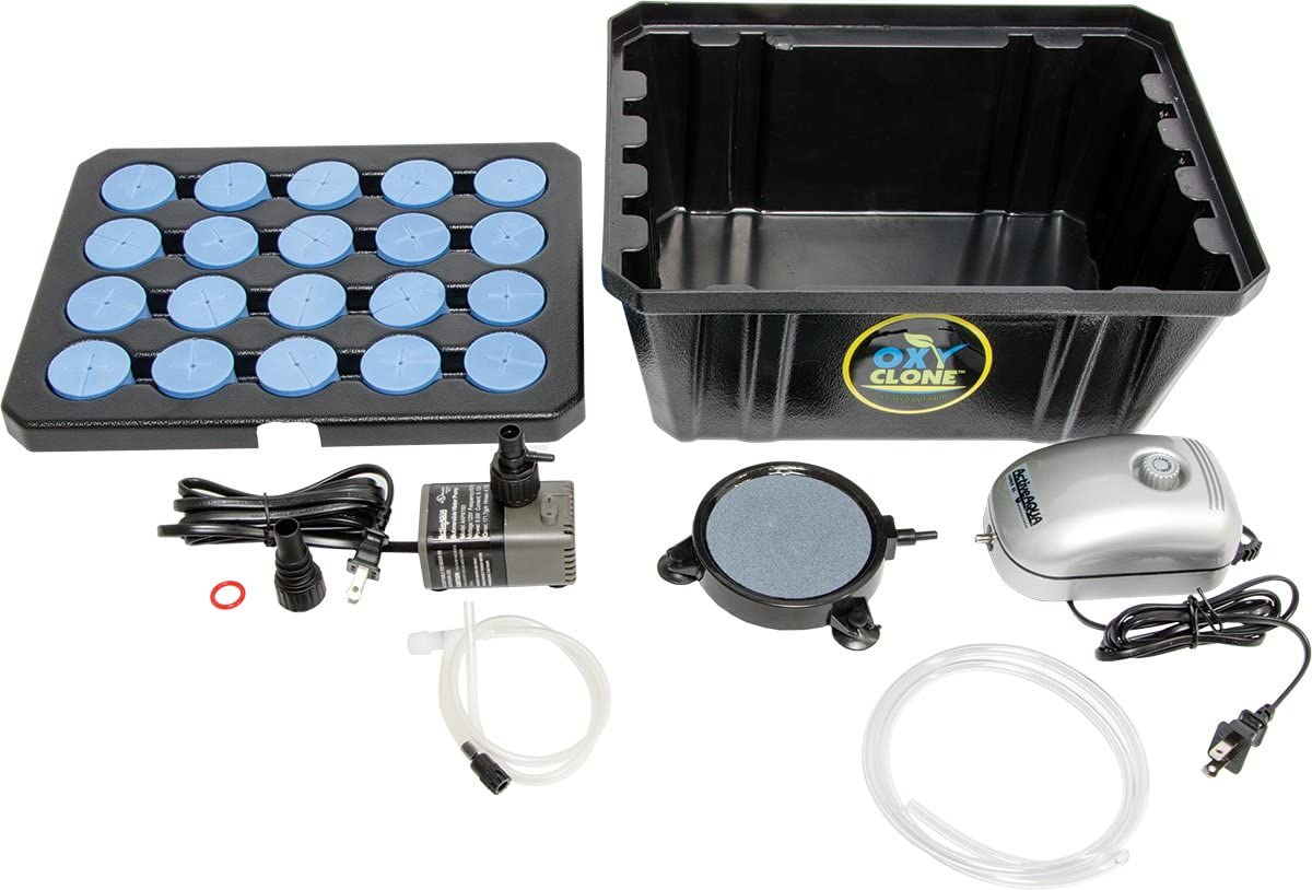 OxyCLONE OX20SYS 20 Site Hydroponics Compact Recirculating Cloning System Kit