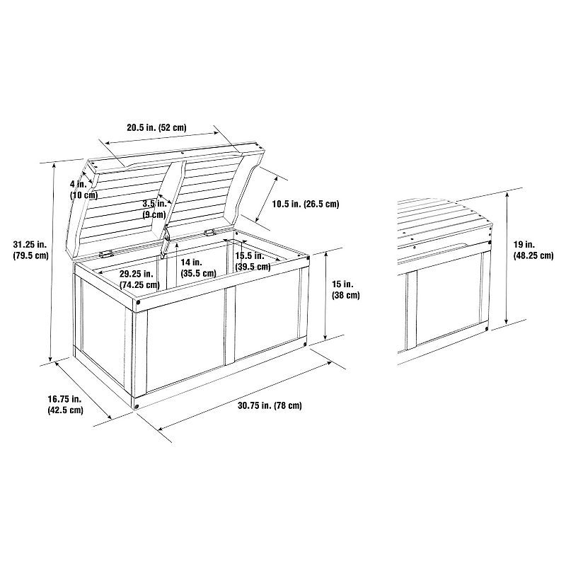 Badger Basket Barrel Top Toy Box