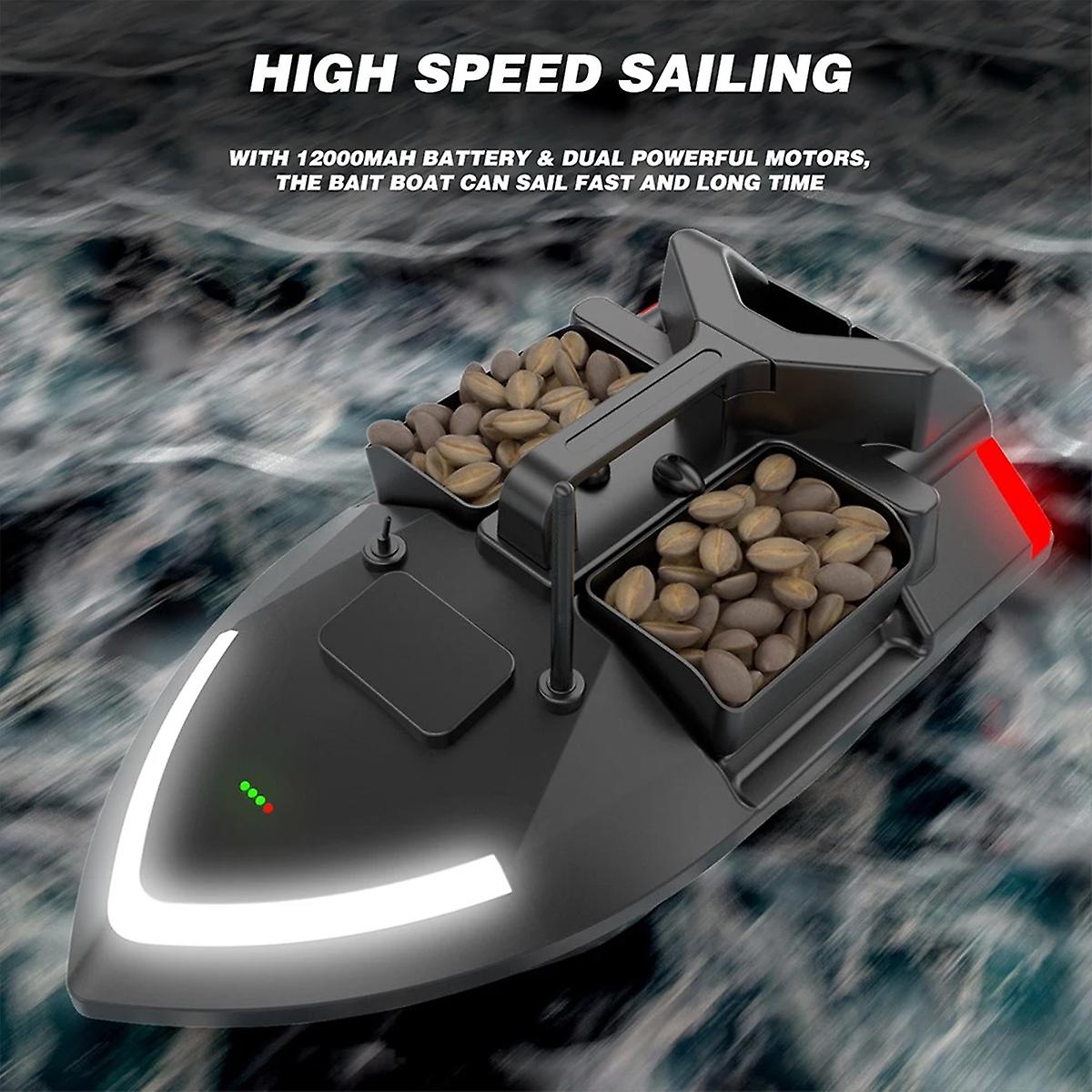 Gps Fishing Bait Boat 500m Remote Control Bait Boat Dual Motor Fish Finder