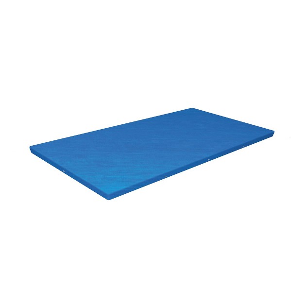 Bestway Flowclear Pro Rectangular Uv Resistant Polyethylene Above Ground Swimming Pool Cover With Ropes pool Not Included