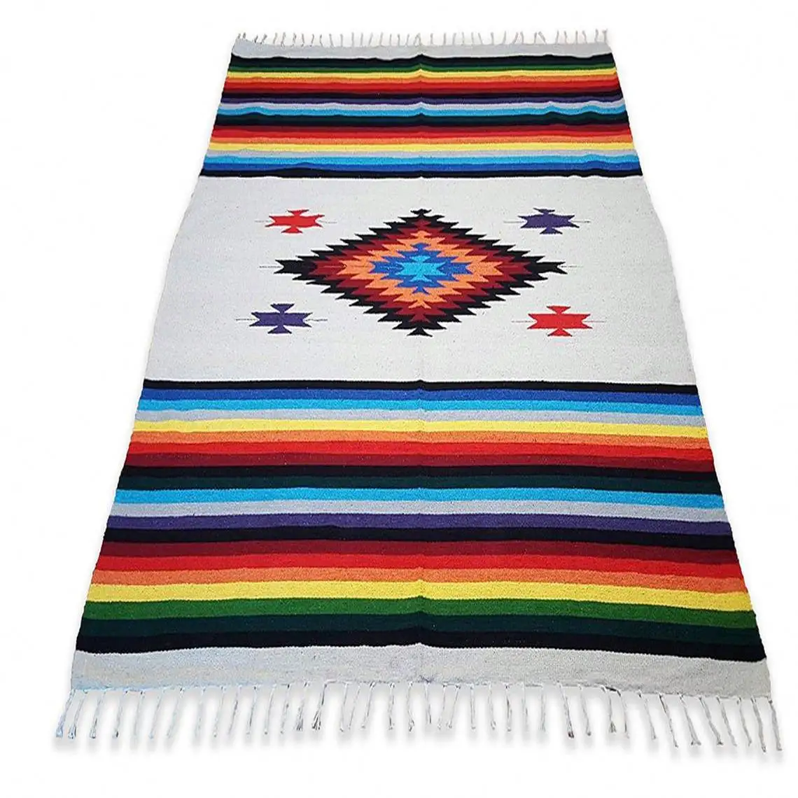 High Quality Indoor Outdoor Travel Camping Picnic Blanket Beach Towel Mexican Woven Blanket