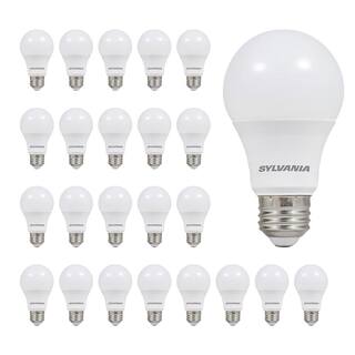 Sylvania 60-Watt Equivalent A19 Germicidal LED Light Bulb Soft White (24-Pack) 41311