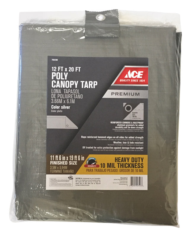 CNPY TARP HD 12'X20' SLV