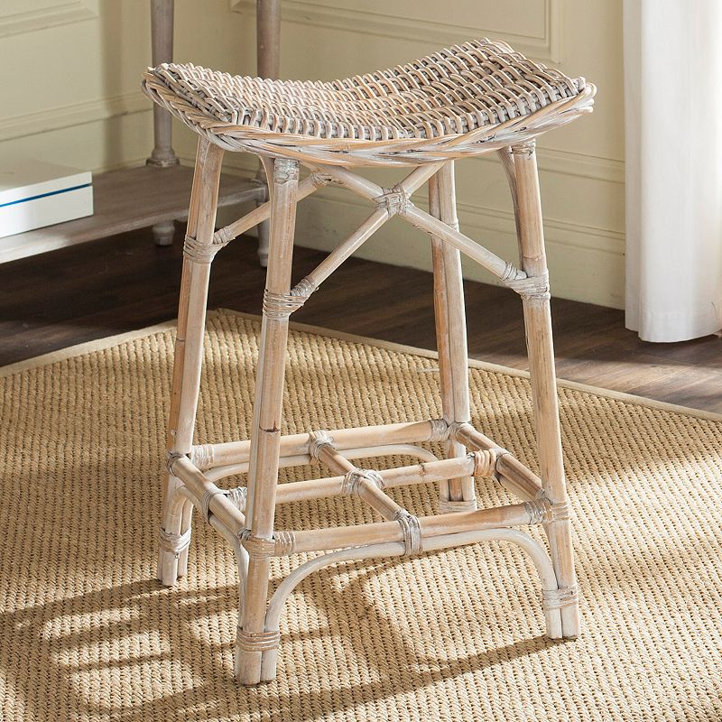 Safavieh Rayna Wicker Bar Stool