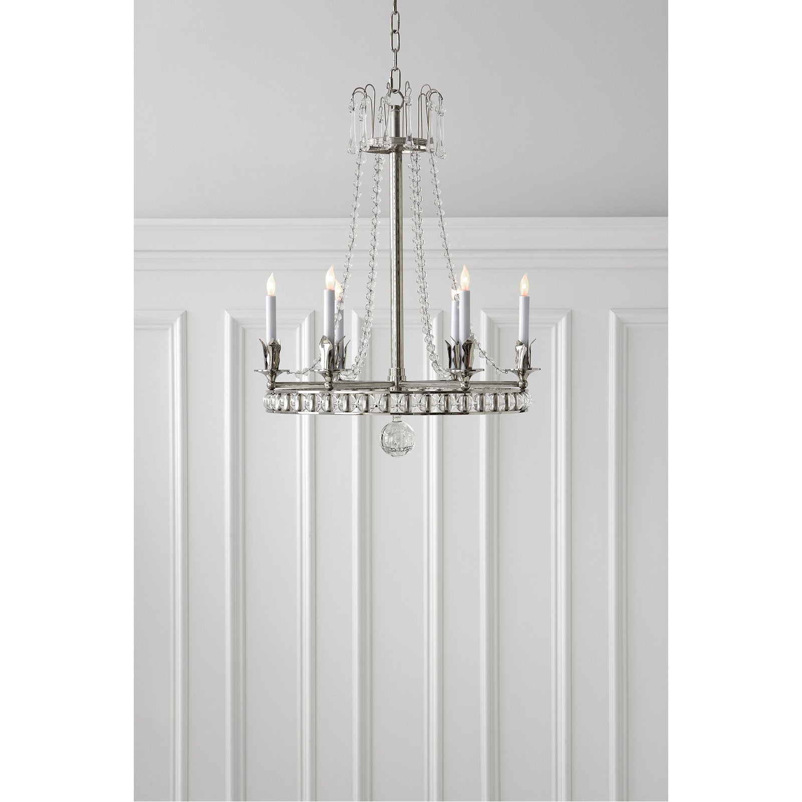 Regency Medium Chandelier in Various Colors