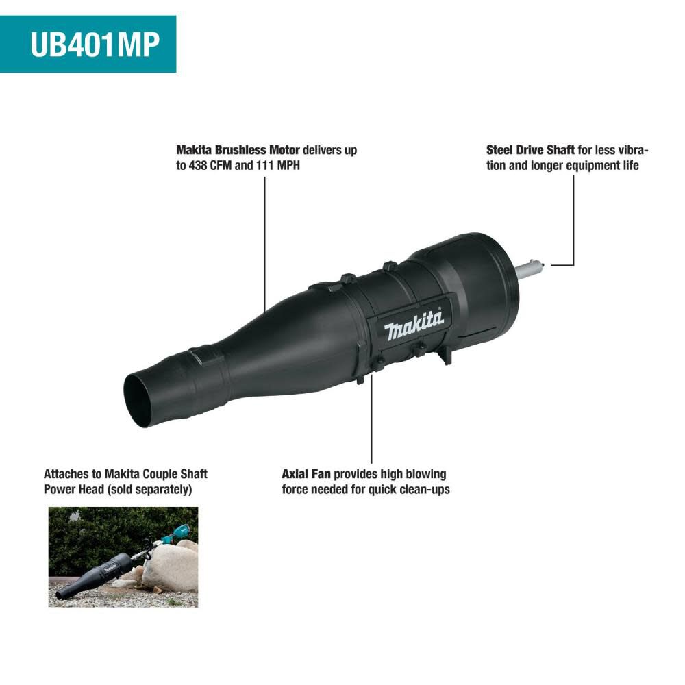 Makita Blower Couple Shaft Attachment UB401MP from Makita