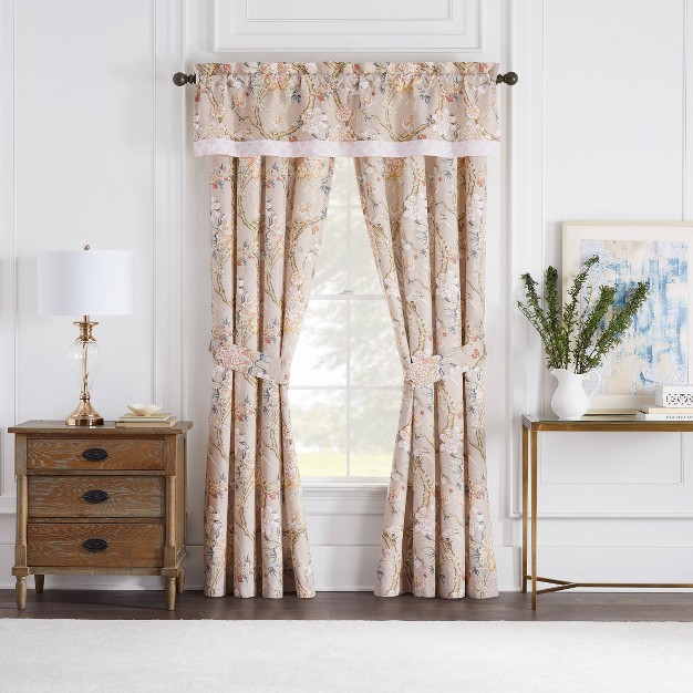 Mudan Window Valance Taupe Waverly