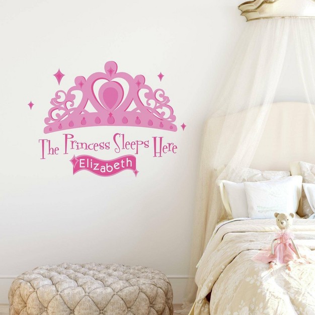 Princess Sleeps Here Peel And Stick Giant Wall Decal Roommates