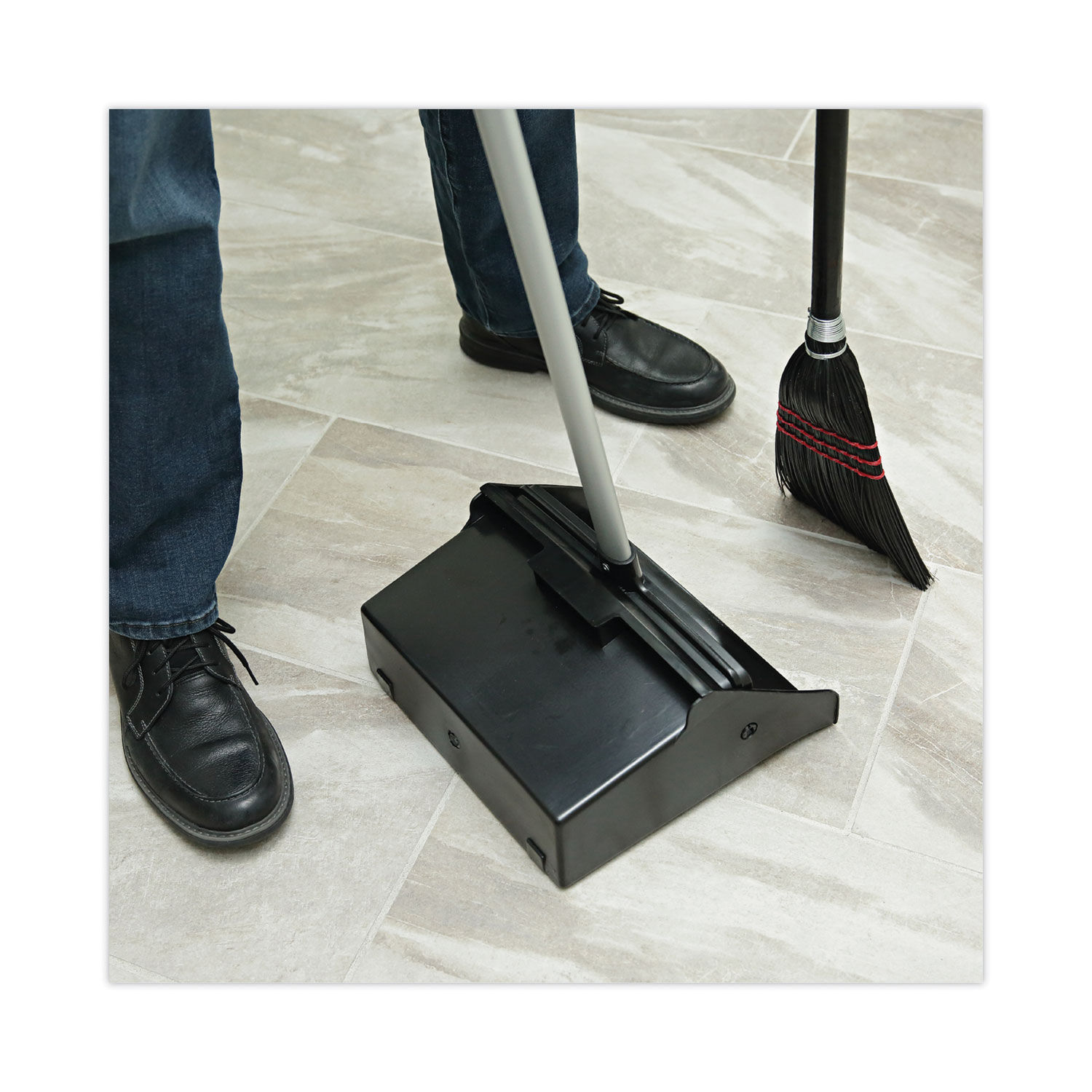 Flag Tipped Poly Lobby Brooms by Boardwalkandreg; BWK951BP