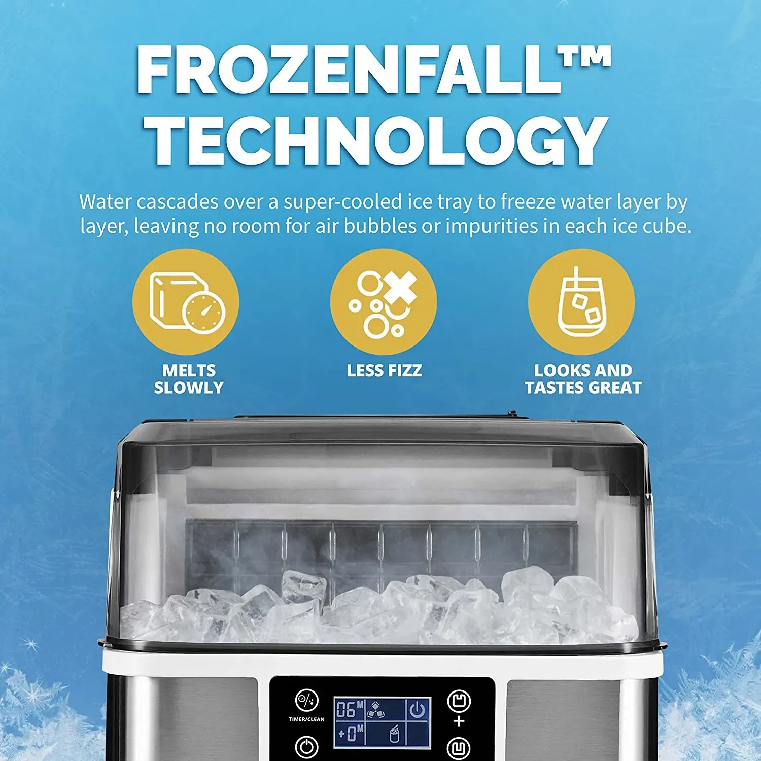 NewAir Countertop Clear Ice Maker