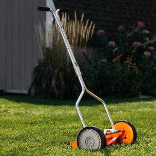 American Lawn Mower Company 14 in. 4-Blade Manual Walk Behind Reel Lawn Mower 1204-14-21