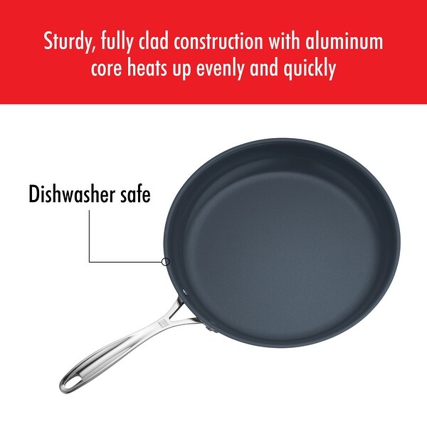 ZWILLING Clad CFX Stainless Steel Ceramic Nonstick Fry Pan