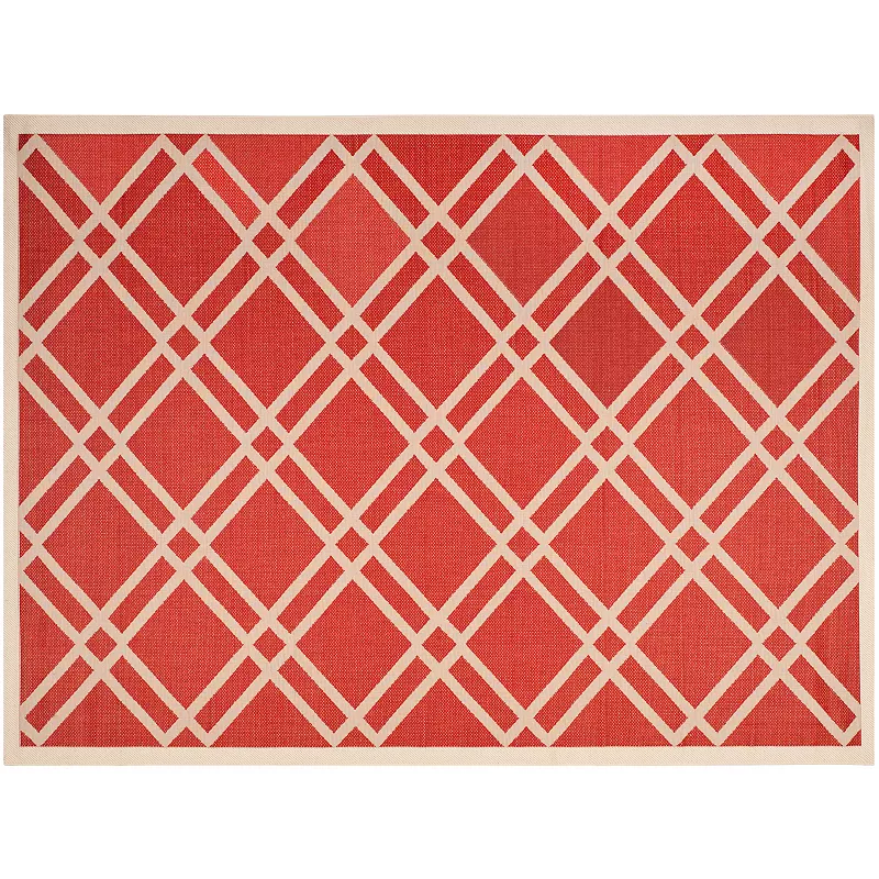 Safavieh Courtyard Lattice Indoor Outdoor Rug