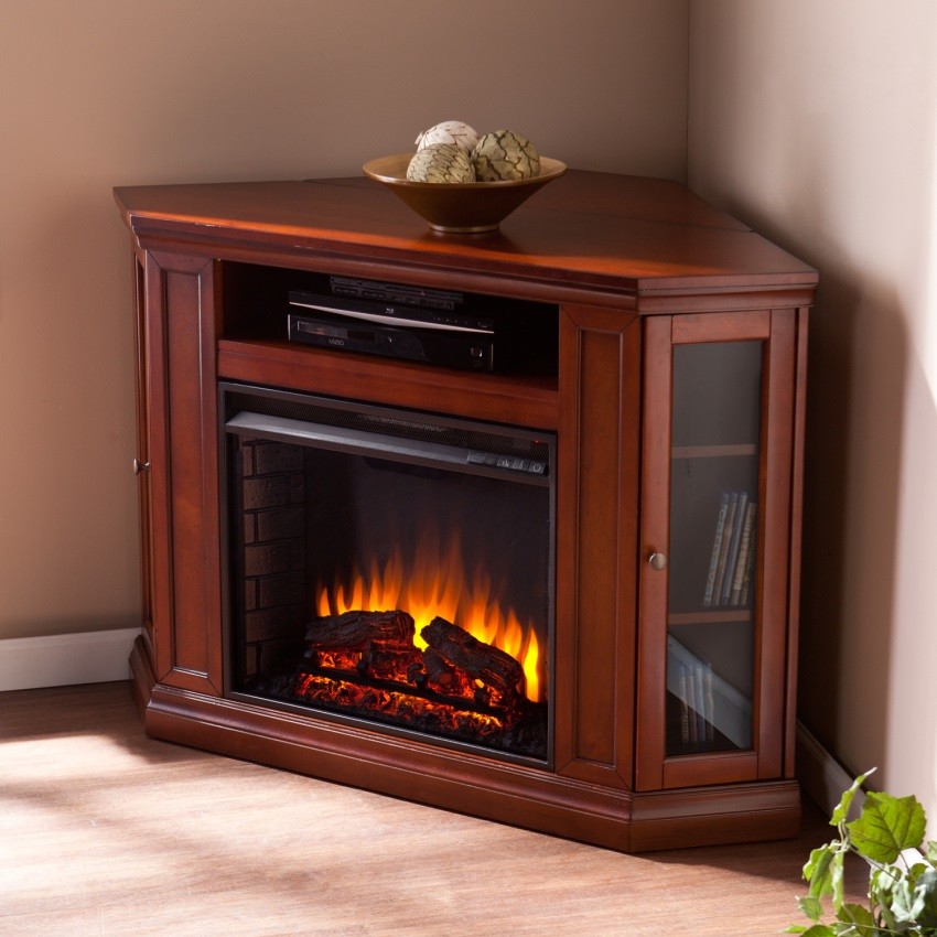 Claremont Convertible Media Electric Fireplace   Traditional   Entertainment Centers And Tv Stands   by VirVentures  Houzz