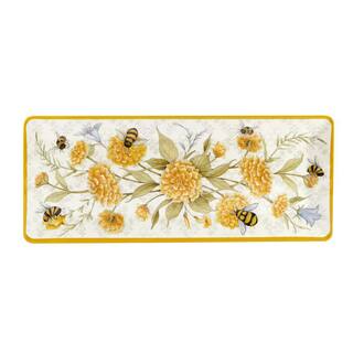 Certified International Bee Sweet Hostess Set 14.5 in. Assorted Colors Melamine Platters (Set of 3) 92528