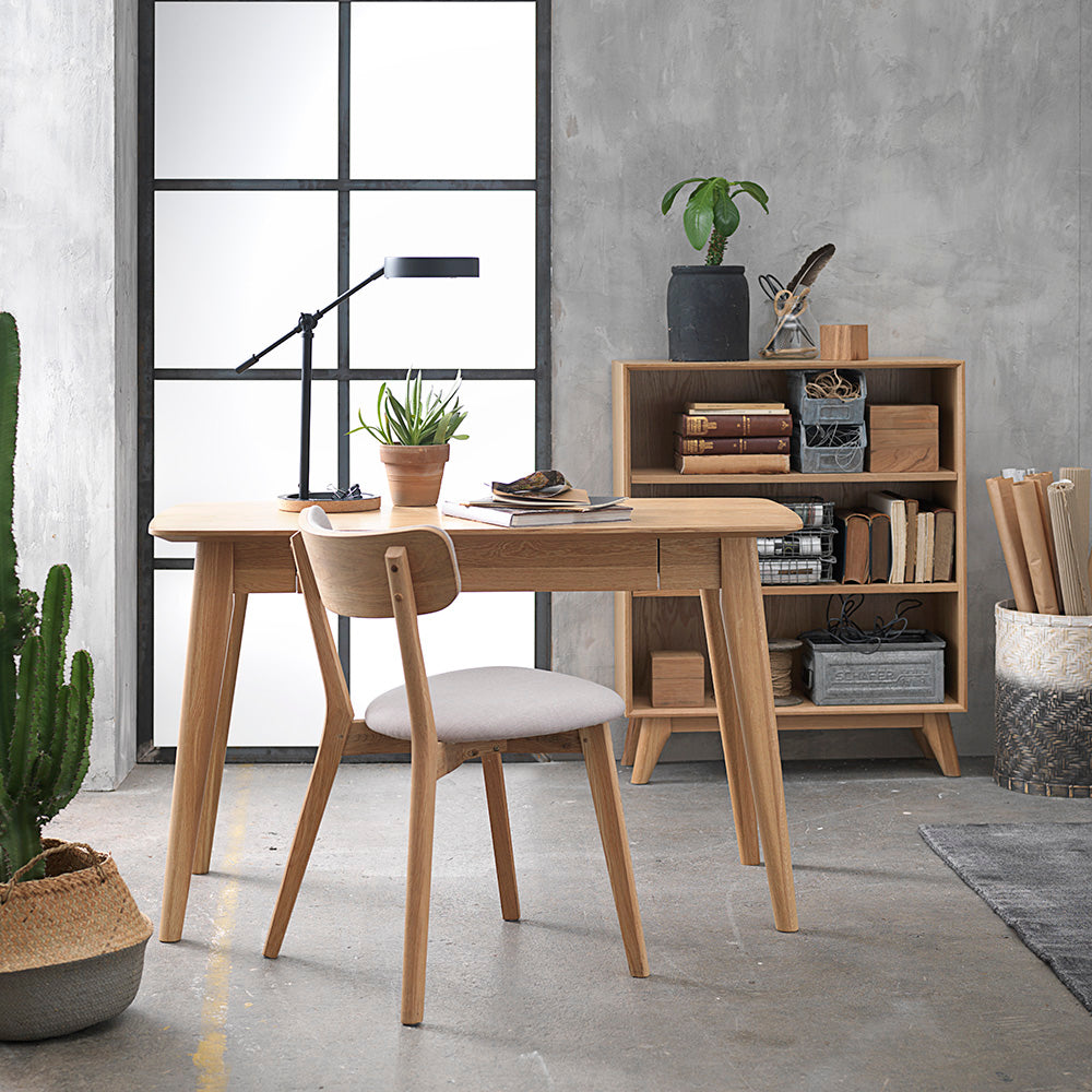 INARI Dining Chair - Oak & Light Grey