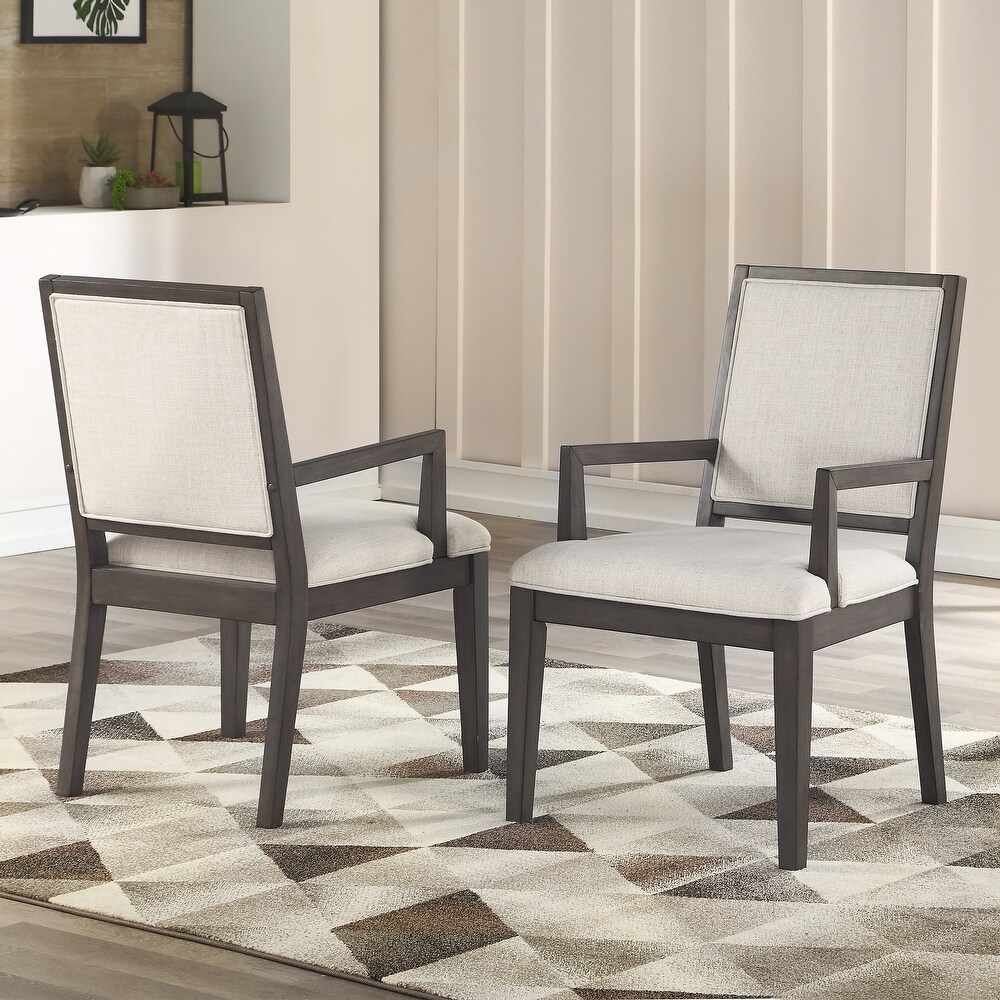 Milano Wooden Arm Chair by Greyson Living (Set of 2)