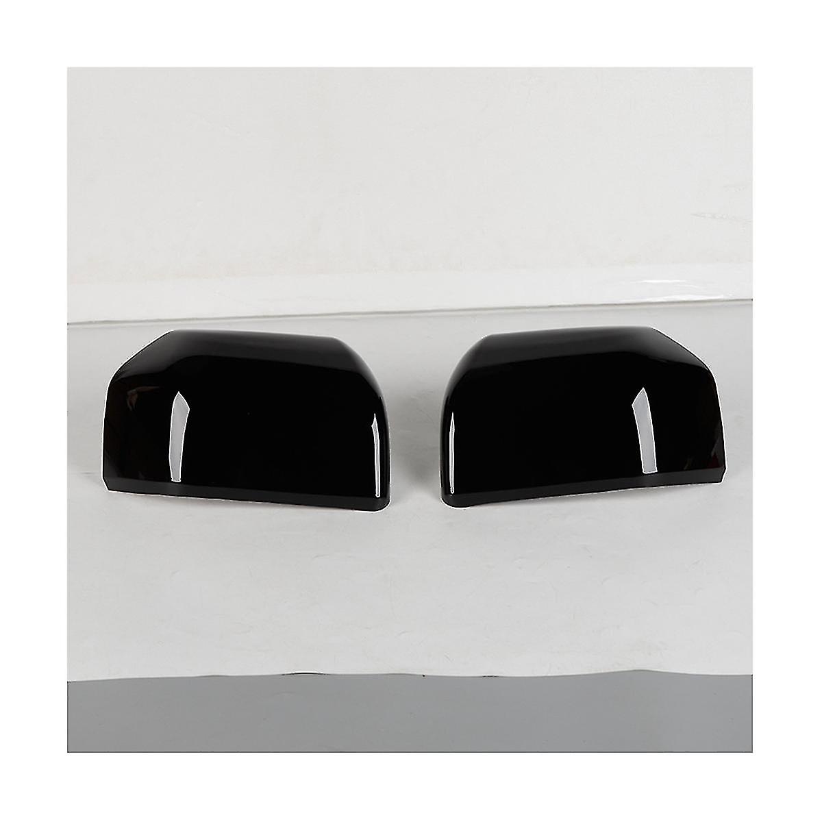 Car Door Rearview Mirror Cover Cap Trim For 2015-2020 Accessories - Black 2 Pack