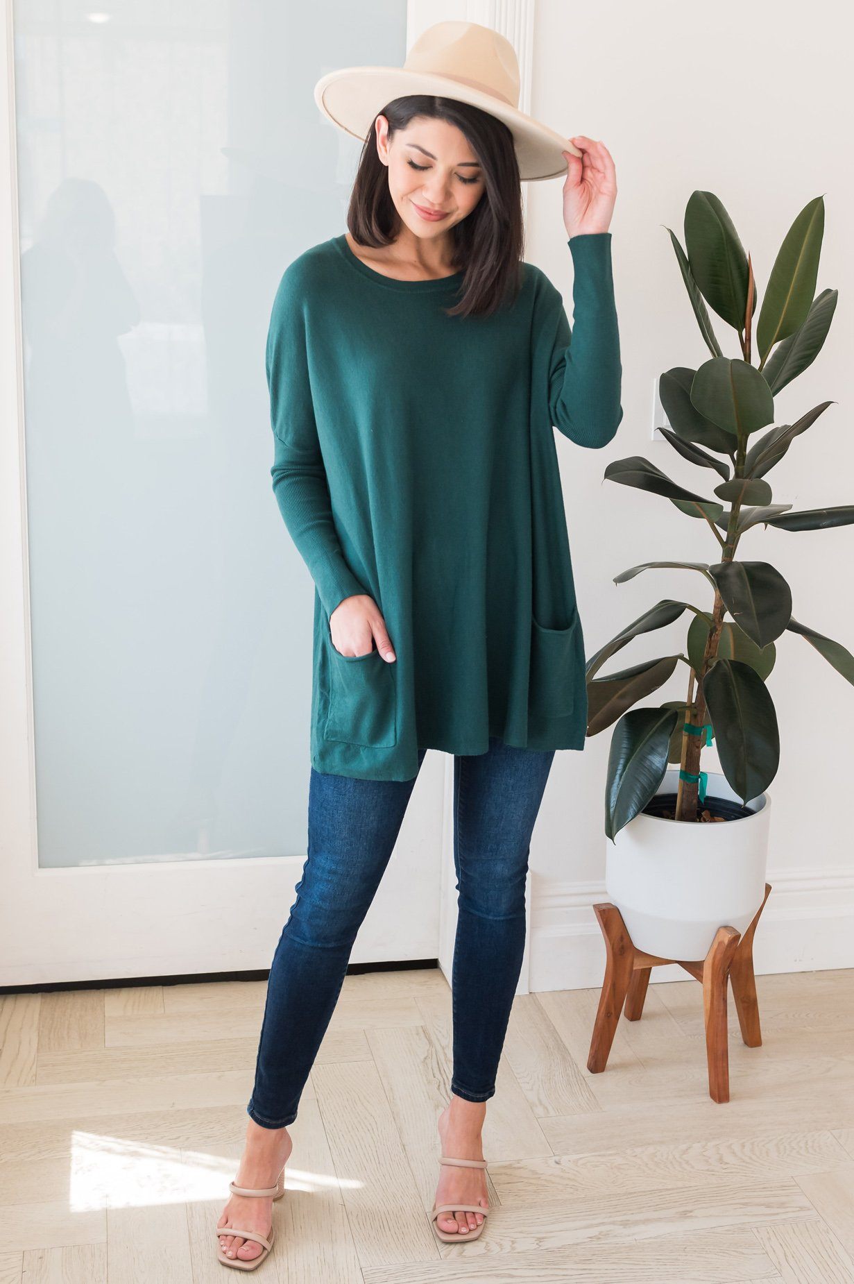 Casual Chic Modest Oversize Sweater