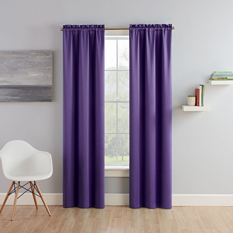 eclipse Tricia Room-Darkening 2-Panel Window Curtains