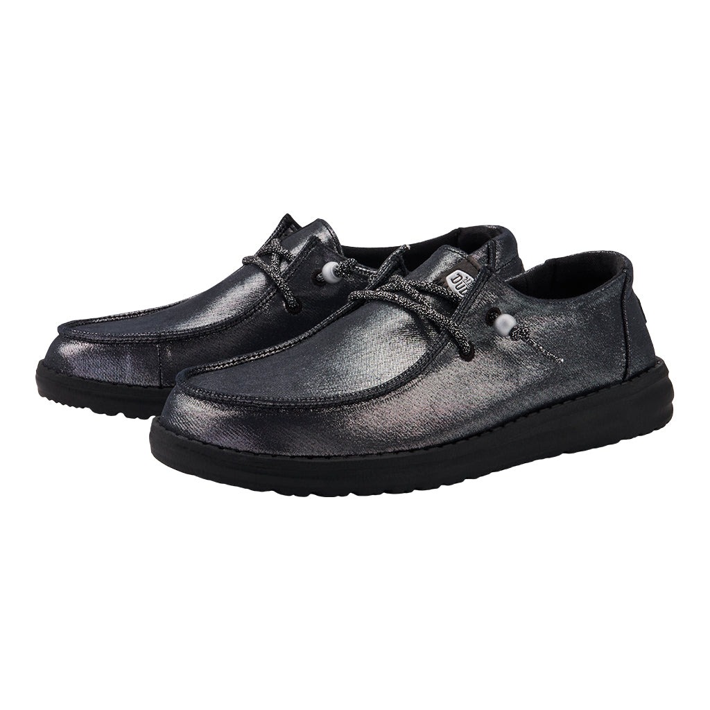Wendy Metallic Shine - Black/Black