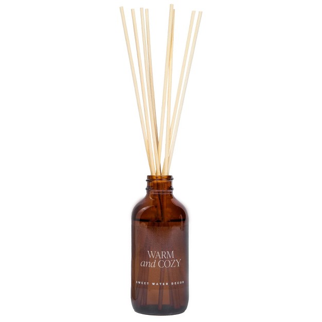 Sweet Water Decor Warm And Cozy Amber Reed Diffuser 3 5oz