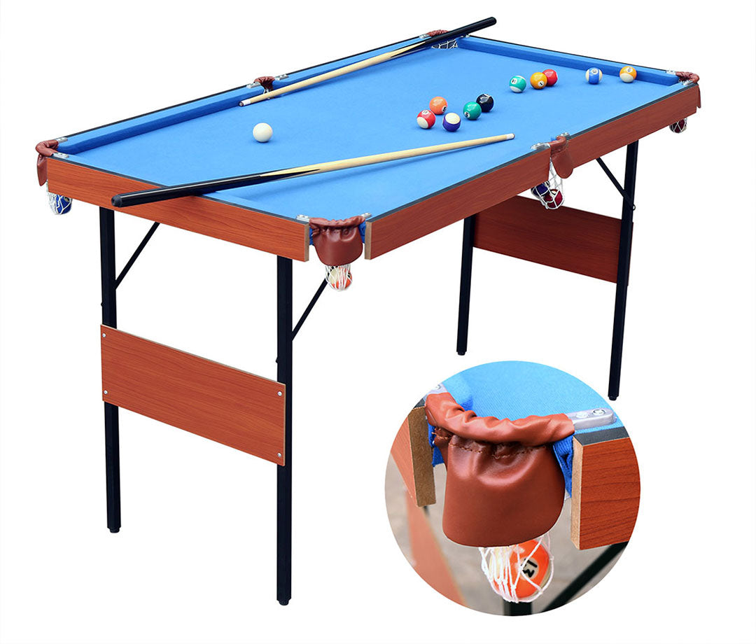 HLC 55 In. Folding Space Saver Pool Billiard Table