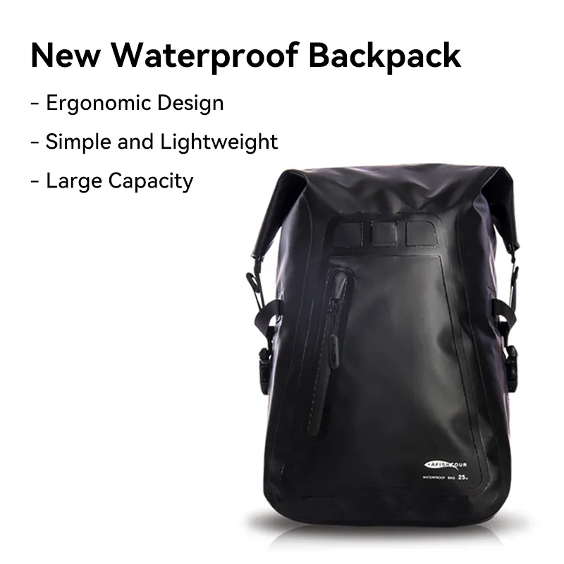 Backpack men's 500D PVC camping and hiking travel waterproof dry Rugzak Plecak Daypack Zaino Rucksack Mochila Bag Backpack