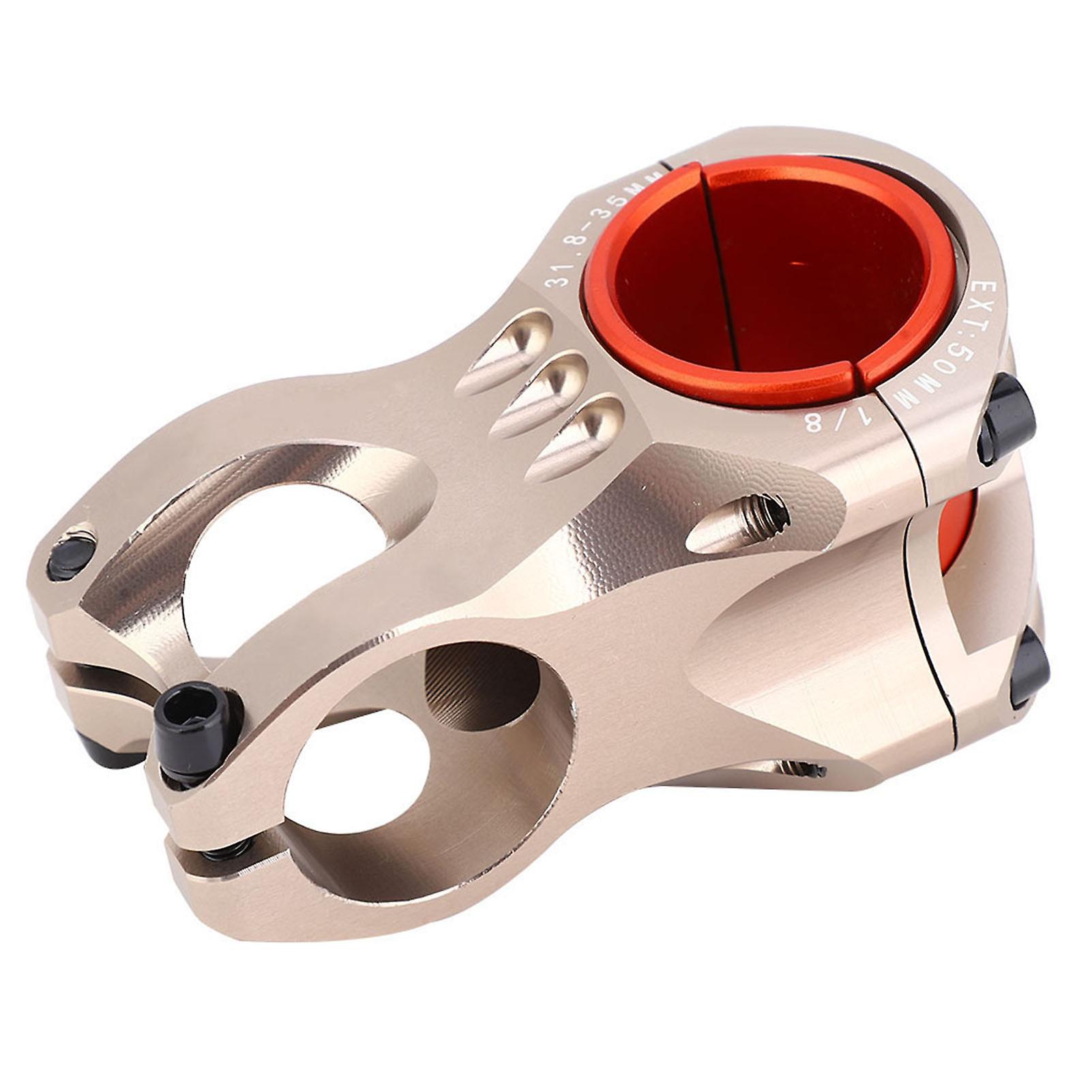 Aluminium Alloy 35mm High Strength Bicycle Short Handlebar Stem Bike Cycling Accessorysilver