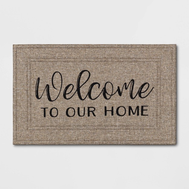 quot welcome To Our Home quot Mat Tan Apache Mills