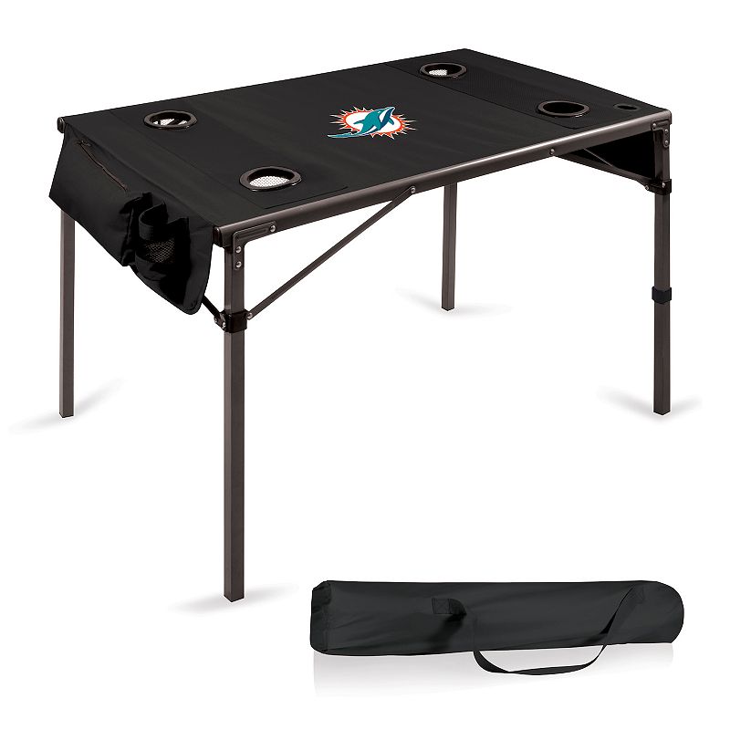 Picnic Time Miami Dolphins Portable Folding Table