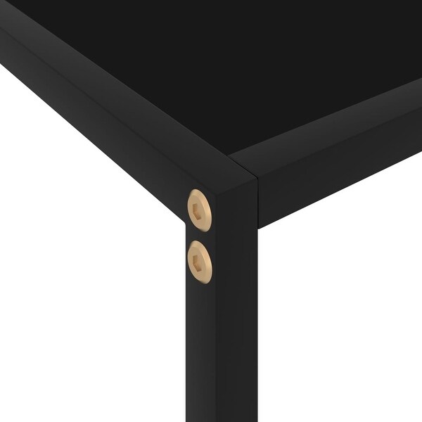 vidaXL Console Table Black 55.1