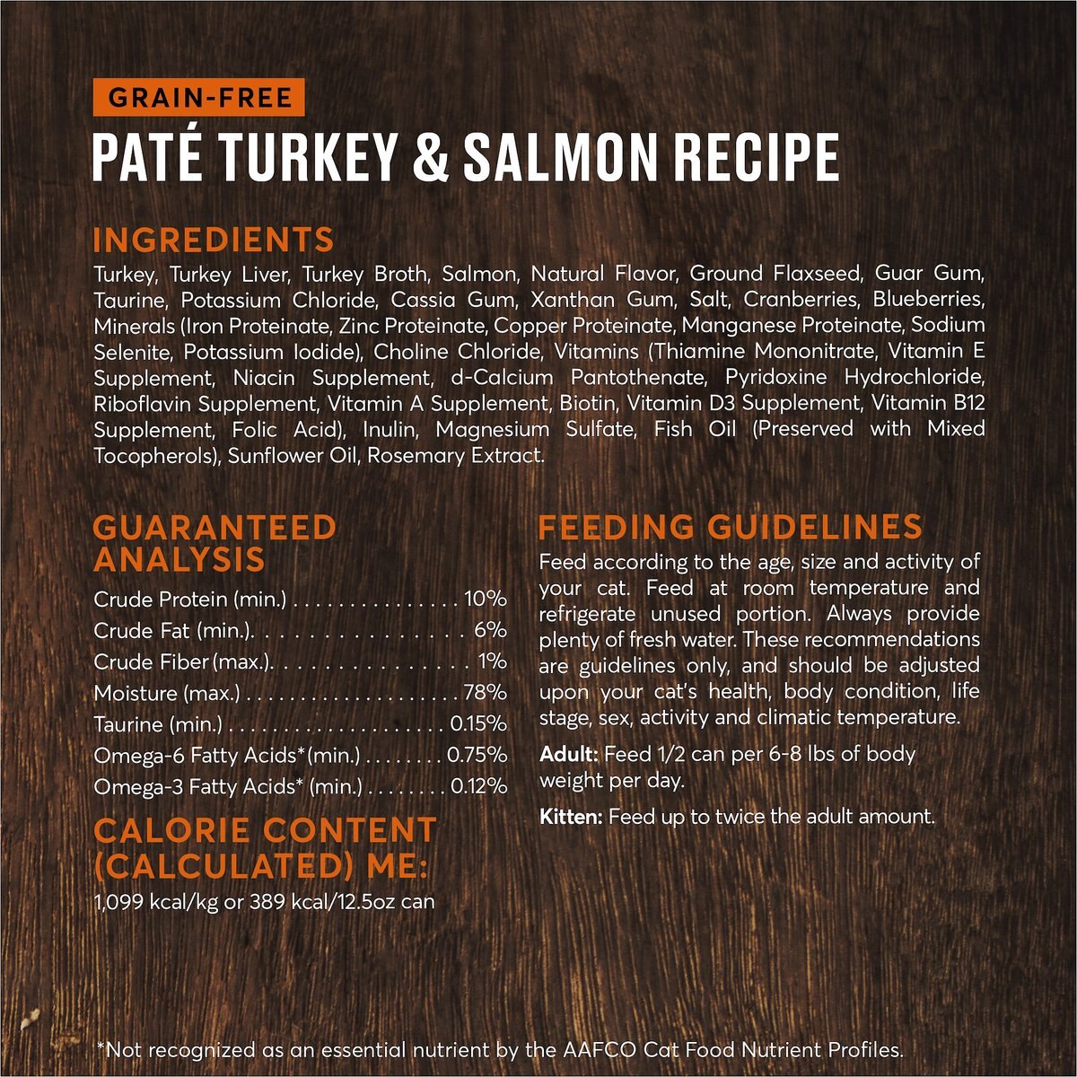 American Journey Pate Turkey and Salmon Recipe Grain-Free Canned Cat Food