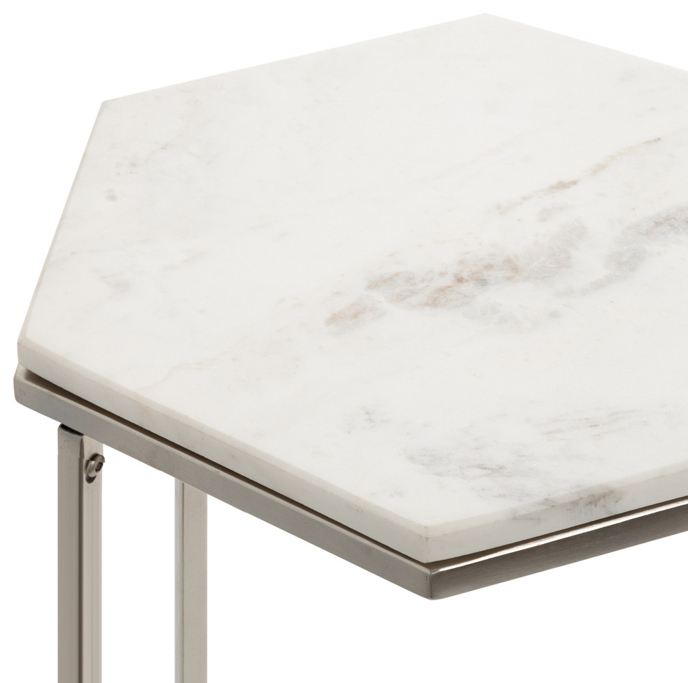 Trillion Metal Accent Table   Modern   Side Tables And End Tables   by Uniek Inc.  Houzz