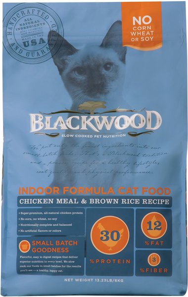 Blackwood Chicken Meal and Rice Recipe Indoor Formula Dry Cat Food