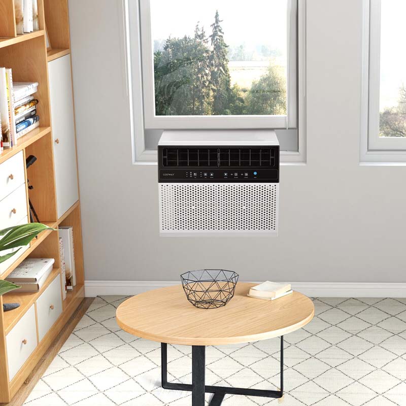 8000 BTU Window Air Conditioner Full Window View AC Unit with Remote, LED Control Panel, Up to 400 Sq.Ft.